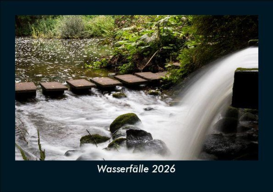 Wasserfälle 2026 Fotokalender DIN A5 - Tobias Becker