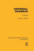 Universal Grammar - Edward L Keenan