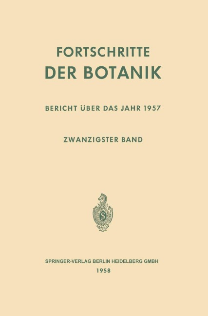 Fortschritte der Botanik - Ernst Gäumann, Erwin Bünning
