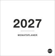 Cover-Bild zum Titel 'Black&White Monatsplaner zum Aufstellen 2027' von ''