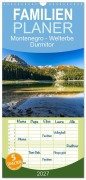 Cover-Bild zum Titel 'Familienplaner 2027 - Montenegro - Welterbe Durmitor mit 5 Spalten (Wandkalender, 21 x 45 cm) CALVENDO' von 'Peter Schickert'