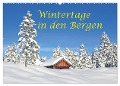 Wintertage in den Bergen (Wandkalender 2025 DIN A2 quer), CALVENDO Monatskalender - Klaus Scholz