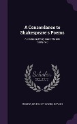 Cover-Bild zum Titel 'A Concordance to Shakespeare's Poems' von ''