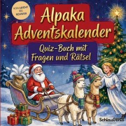 Cover-Bild zum Titel 'Alpaka-Adventskalender: Quiz-Buch mit Fragen und Rätsel' von 'Schlauvento Interactive'