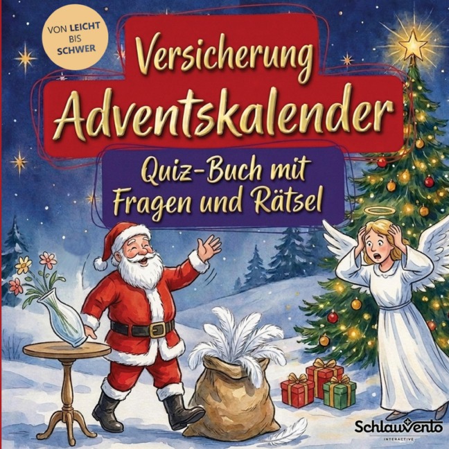 Versicherung-Adventskalender: Quiz-Buch mit Fragen und Rätsel - Schlauvento Interactive