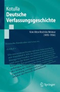 Cover-Bild zum Titel 'Deutsche Verfassungsgeschichte' von 'Michael Kotulla'