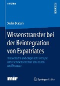 Cover-Bild zum Titel 'Wissenstransfer bei der Reintegration von Expatriates' von 'Stefan Doetsch'