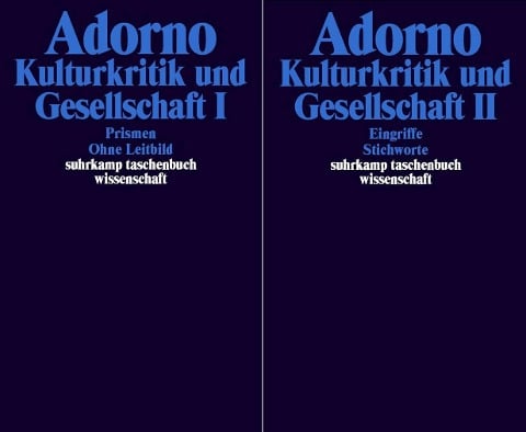 Gesammelte Schriften in 20 Bänden - Theodor W. Adorno