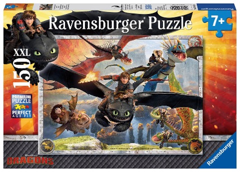 Drachenzähmen leicht gemacht. Puzzle 150 Teile XXL - 