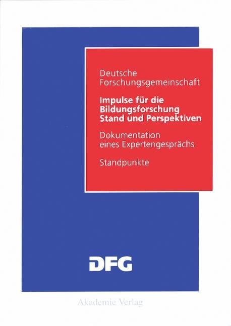 Impulse für die Bildungsforschung - 