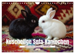 Cover-Bild zum Titel 'Kuschelige Sofa-Kaninchen (Wandkalender 2026 DIN A4 quer), CALVENDO Monatskalender' von 'Kerstin Waurick'