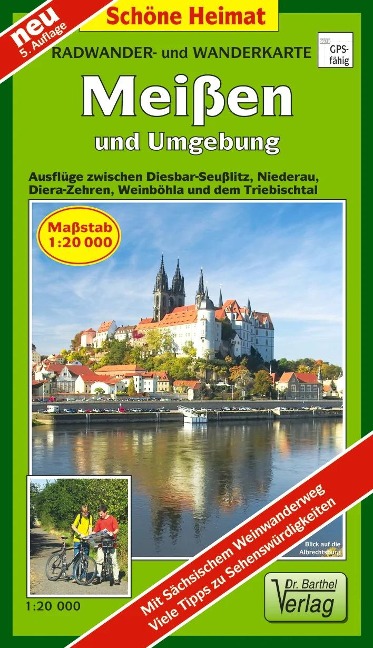 Meißen und Umgebung 1 : 20 000. Wander- und Radwanderkarte - 