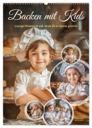 Cover-Bild zum Titel 'Backen mit Kids (Wandkalender 2026 DIN A2 hoch), CALVENDO Monatskalender' von 'Steffen Gierok-Latniak'