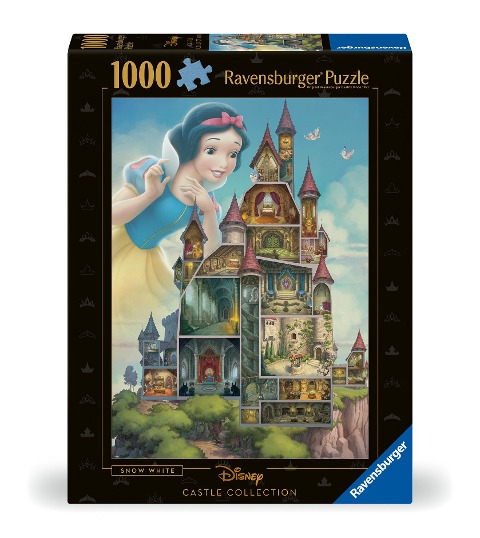 Erwachsenenpuzzle 1000 Teile - Disney Prinzessinnen - Disney Castles: Schneewittchen - 