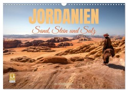 Cover-Bild zum Titel 'Jordanien Sand, Stein und Salz (Wandkalender 2027 DIN A3 quer), CALVENDO Monatskalender' von 'Photostravellers Photostravellers'
