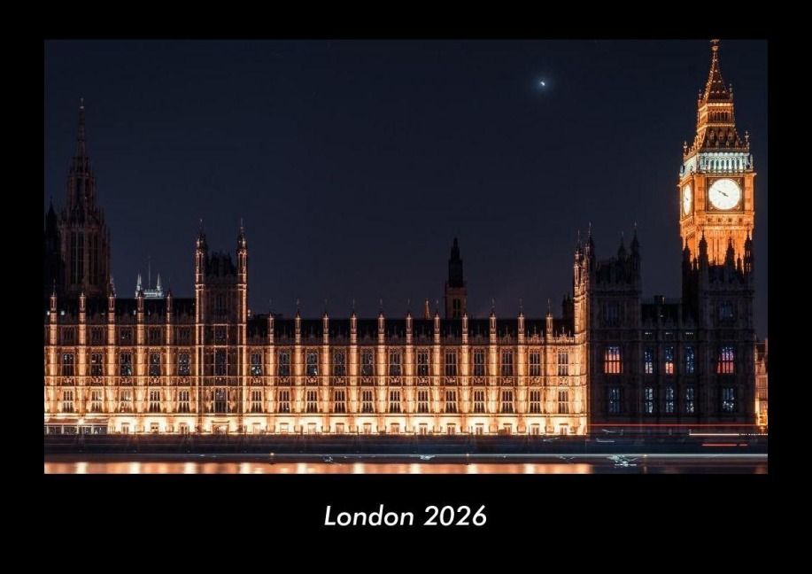 London 2026 Fotokalender DIN A3 - Tobias Becker