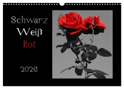 Cover-Bild zum Titel 'Schwarz-Weiß-Rot (Wandkalender 2026 DIN A3 quer), CALVENDO Monatskalender' von 'Flori Flori0'