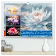 Cover-Bild zum Titel 'Lichtspiel der Seerosen (hochwertiger Premium Wandkalender 2026 DIN A2 quer), Kunstdruck in Hochglanz' von 'Steffen Gierok-Latniak'