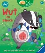 Cover-Bild zum Titel 'Play+ Mein lustiges Spielbuch Wut im Bauch - ab 2 Jahre' von 'Maria Höck'
