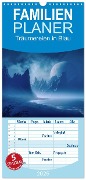 Familienplaner 2025 - Träumereien in Blau mit 5 Spalten (Wandkalender, 21 x 45 cm) CALVENDO - Simone Wunderlich