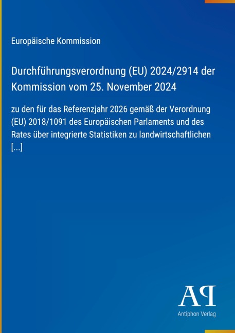 Durchführungsverordnung (EU) 2024/2914 der Kommission vom 25. November 2024 - Europäische Kommission