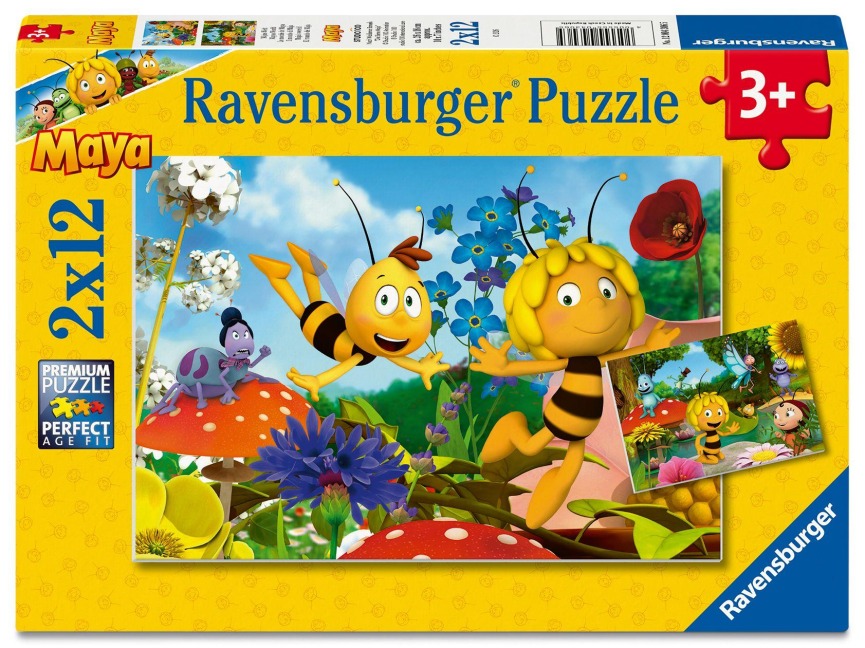 Kinderpuzzle 2x12 Teile - Majas Welt - 
