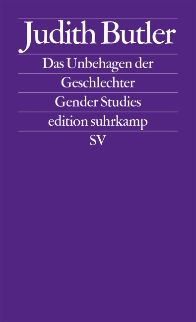 Das Unbehagen der Geschlechter - Judith Butler