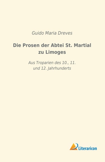 Die Prosen der Abtei St. Martial zu Limoges - 
