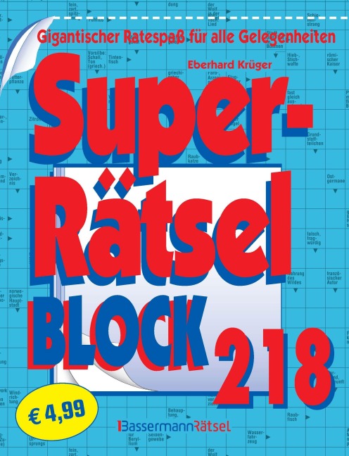 Superrätselblock 218 - Eberhard Krüger