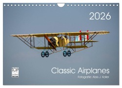 Cover-Bild zum Titel 'Classic Airplanes (Wandkalender 2026 DIN A4 quer), CALVENDO Monatskalender' von 'Alois J. Koller'