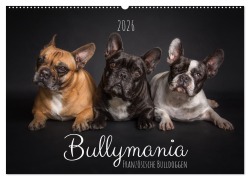 Cover-Bild zum Titel 'Bullymania - Französische Bulldoggen (Wandkalender 2026 DIN A2 quer), CALVENDO Monatskalender' von 'Silke Gareis (SCHNAPP-Schuss)'