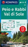 KOMPASS Wanderkarte 095 Peio e Rabbi, Val di Sole 1:25.000 - 