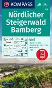 KOMPASS Wanderkarte 167 Nördlicher Steigerwald, Bamberg 1:50.000 - 