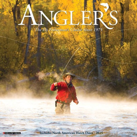 Angler's 2025 12 X 12 Wall Calendar - Willow Creek Press