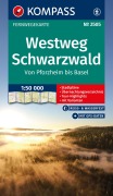 Cover-Bild zum Titel 'KOMPASS Wander-Tourenkarte Westweg Schwarzwald 1:50.000' von ''