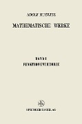 Mathematische Werke - Adolf Hurwitz, Na Eidgenössische Technische Hochschule, George Pólya