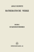 Cover-Bild zum Titel 'Mathematische Werke' von 'Adolf Hurwitz, Na Eidgenössische Technische Hochschule, George Pólya'