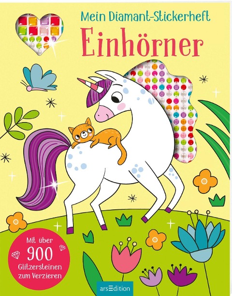 Mein Diamant-Stickerheft - Einhörner - 