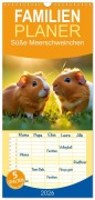 Cover-Bild zum Titel 'Familienplaner 2026 - Süße Meerschweinchen mit 5 Spalten (Wandkalender, 21 x 45 cm) CALVENDO' von 'Torsten Irmer'