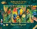 Cover-Bild zum Titel 'Schipper Malen nach Zahlen - Papageien im Regenwald (Tripty)' von ''