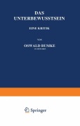 Cover-Bild zum Titel 'Das Unterbewusstsein' von 'Oswald Bumke'