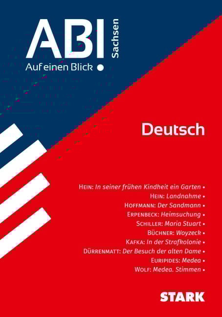 STARK Deutsch - Abi - Auf einen Blick! 2026 Sachsen - 