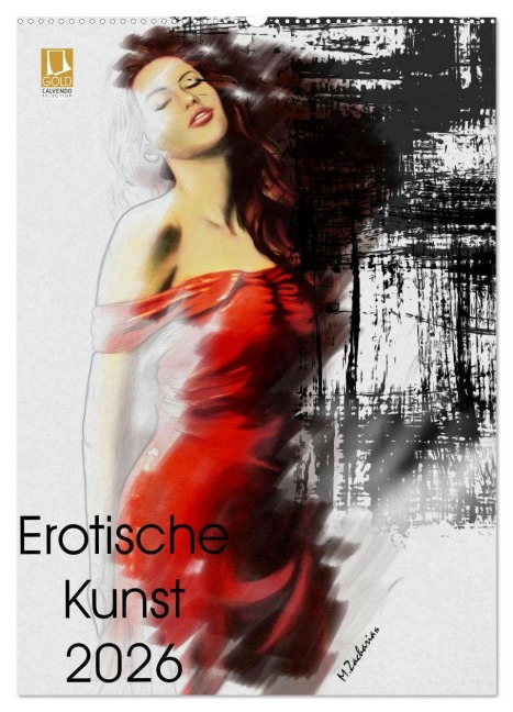 Erotische Kunst 2026 (Wandkalender 2026 DIN A2 hoch), CALVENDO Monatskalender - Marita Zacharias