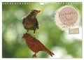 Heimische Vögel - Im Wald, im Garten und auf der Wiese (Wandkalender 2024 DIN A4 quer), CALVENDO Monatskalender - Angela Merk