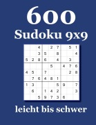 Cover-Bild zum Titel '600 Sudoku 9x9 leicht bis schwer' von 'David Badger'