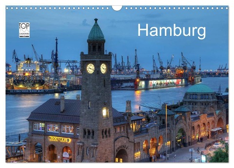 Hamburg (Wandkalender 2024 DIN A3 quer), CALVENDO Monatskalender - Joachim Hasche