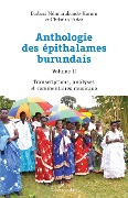 Cover-Bild zum Titel 'Anthologie des épithalames burundais Volume II' von 'Ndimurukundo-Kururu, Pariot'