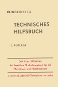 Cover-Bild zum Titel 'Klingelnberg Technisches Hilfsbuch' von 'W. Ferdinand Klingelnberg'