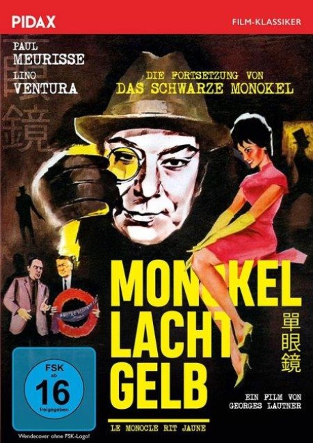 Monokel lacht gelb - Colonel Rémy, Jacques Robert, Albert Kantof, Georges Lautner, Michel Magne