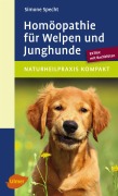 Cover-Bild zum Titel 'Homöopathie für Welpen und Junghunde' von 'Simone Specht'